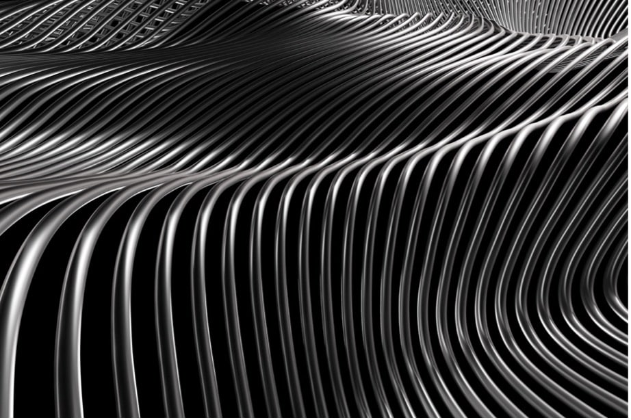 A close-up of a metal surface